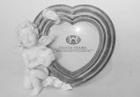 242437/sk30 Фоторамка "Ангел" 7х7 см, 14.5x12.5x3.3 см