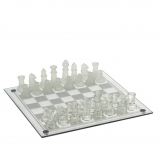 592195 Игра настольная "Шахматы" (стеклянные), 29х28,5х5,5 см