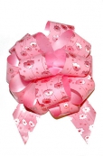 502/08-20 Бант шар лютики розовые (50мм) 10/бл