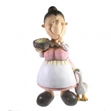 626979 Фигура декоративная "Баба с пшеницей", L31 W23,5 H63,5 см (1-2)