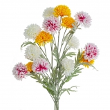 262094 Искусственный цветок "Георгины" (без инд. упаковки), L80W25H80см, 3в.
