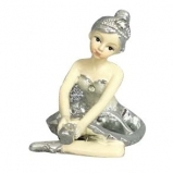 611701 Фигурка декоративная "Балерина", 5.5х6.5х7 см (б/инд.уп.) 4 шт/бл