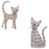 722515 Фигурка декоративная "Кошка", 12,5х5х20,5см, 2в. 2 шт/бл