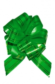 323/01-45 Бант шар с полосой зеленый (32 мм) 10/бл