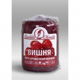 079122 свеча ароматизированная пеньковая "вишня" 40х50 мм, вес 50 гр., время горения 7 ч, (1-25)