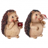 219875 Фигурка декоративная "Ёжик", L6,5 W6,5 H8,5 см, 2в., (б/инд.уп) 8 шт/бл