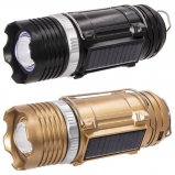 266452 Фонарь кемпинговый, солн. бат., аккум. 220В, USB, L6 W6 H17 cм, 2в.