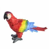 713969 Фигура декоративная "Попугай Ара Красный", L41W12H21 см