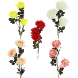 749316 Цветок искусственный "Роза", L32 W15 H120 см, 5в.