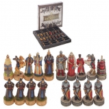71594 Шахматные фигуры "Русские и татаро-монголы", L3 W3 H9 см (без доски)