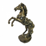 718003 Фигура декоративная Конь на дыбах (золото), L11W6H17 см, 4 шт/бл