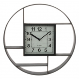 769984 Часы настенные декоративные, L35 W6,5 H35 см, (1xАА не прилаг.)