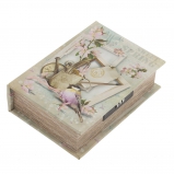 209619 Шкатулка-книга c кодовым замком, L22 W7 H16 см