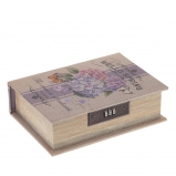 785391 Шкатулка-книга с кодовым замком, L16 W7 H22 см