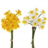 795196 Цветок искусственный "Нарцисс", набор из 3-х шт, L13 W10 H52 см, 2в.