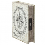 804179 Шкатулка-книга с кодовым замком, L19 W6 H25 см