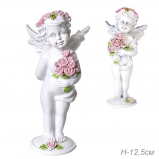 637174 Фигурка "Ангел с розами", H 12 см, 2 шт/бл
