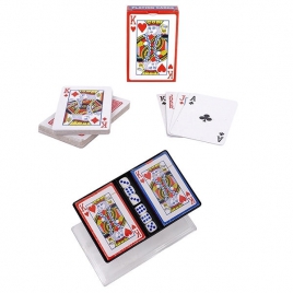 608945 Набор: 2 колоды "Игральных карт", кости, 8,5x5,5см