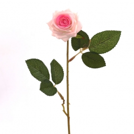 270581 Цветок искусственный "Роза" (силиконовое покрытие), L8 W8 H52 см