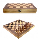 219819 Набор настольных игр 3 в 1 (шахматы, шашки, нарды), L29 W14 H4,5 см
