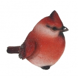 626877 Фигура декоративная  птичка"Зимородок"(красный)L6W9H9см (1-8)
