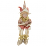 754219 Игрушка набивная "Клоун" (с музыкой и функцией движения), L16 W13 H54 см