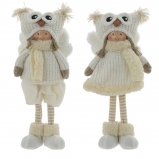 763934 Игрушка набивная "Девочка", 2в, L19 W13 H39,5 см, 2в., 2 шт/бл