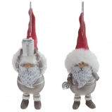 793900 Изделие декоративное подвесное "Дед Мороз", L5 W4 H12 см, 2в., 12 шт/бл