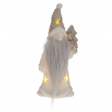 776320 Фигурка декоративная с подсветкой  "Дед Мороз" (2хLR44), L10 W7 H20 см, 4 шт/бл