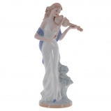 804747 Фигурка декоративная "Девушка со скрипкой", L13,5 W7 H28,5 см