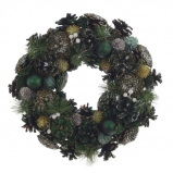 808749 Изделие декоративное "Венок", L33 W8 H33 см