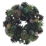 808750 Изделие декоративное "Венок", L25 W7 H25 см