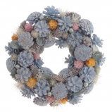 808777 Изделие декоративное "Венок", L34 W8 H34 см