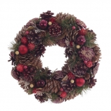 808791 Изделие декоративное "Венок", L33 W9 H33 см