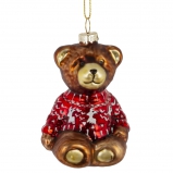 822460 Украшение новогоднее "Мишка", L6 W5,5 H9 см