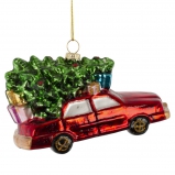 822471 Украшение новогоднее "Машина", L12 W5 H8 см