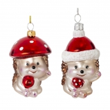 824702 Украшение новогоднее "Ёжик", L6 W7 H9 см, 2в.